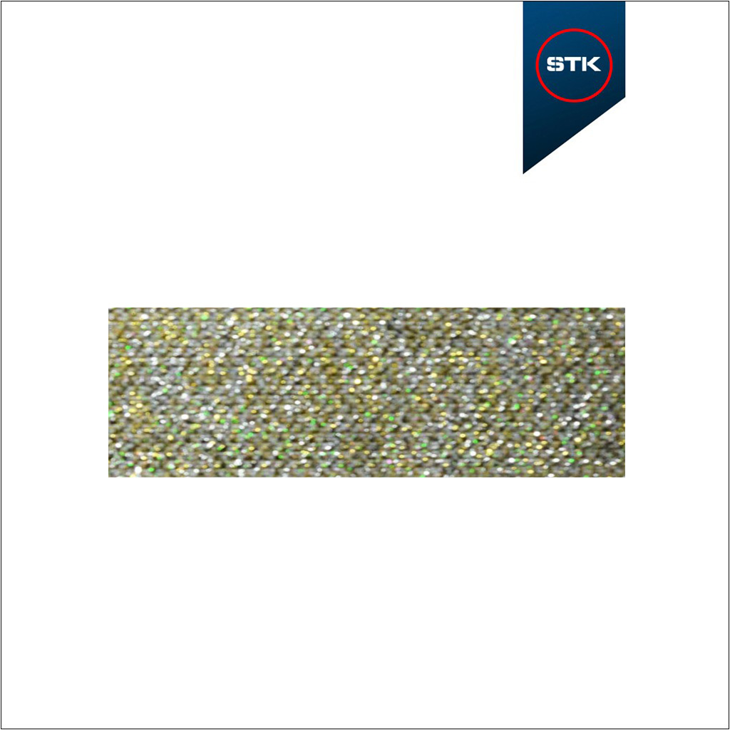 FITA STK MESCLADA 520 40MM BCO / LUREX DOU / PRATA NEON 