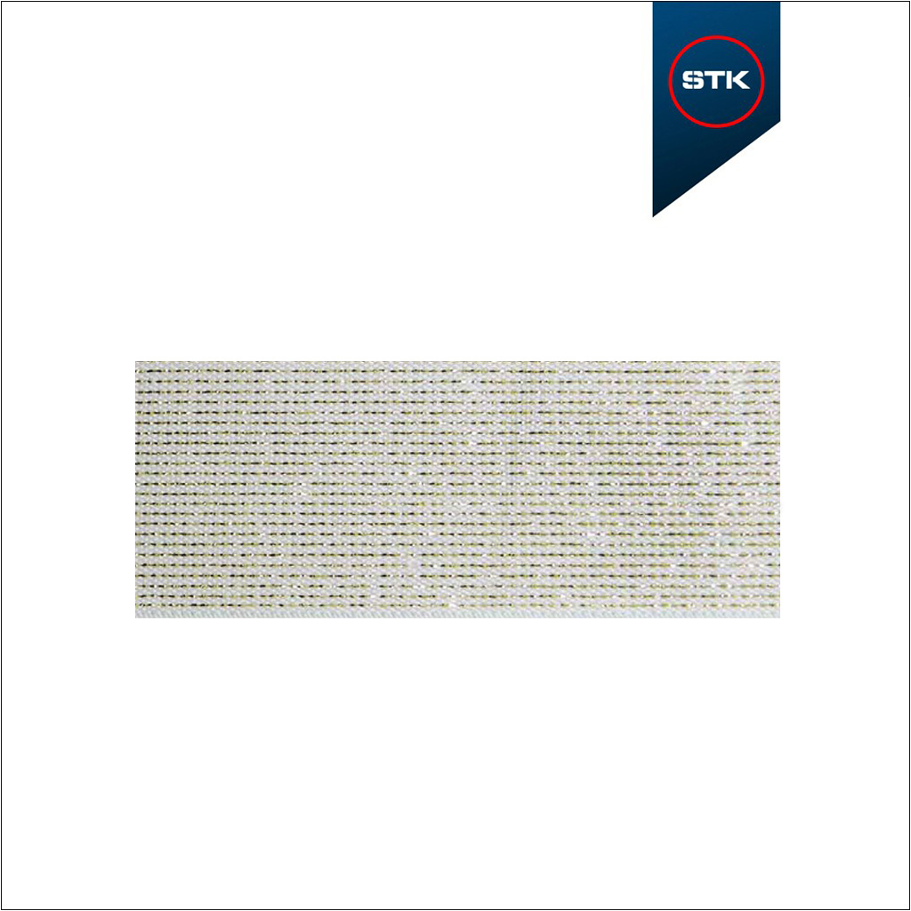 EL&Aacute;STICO STK 716 121 TE 50MM BRANCO C / LUREX PRATA